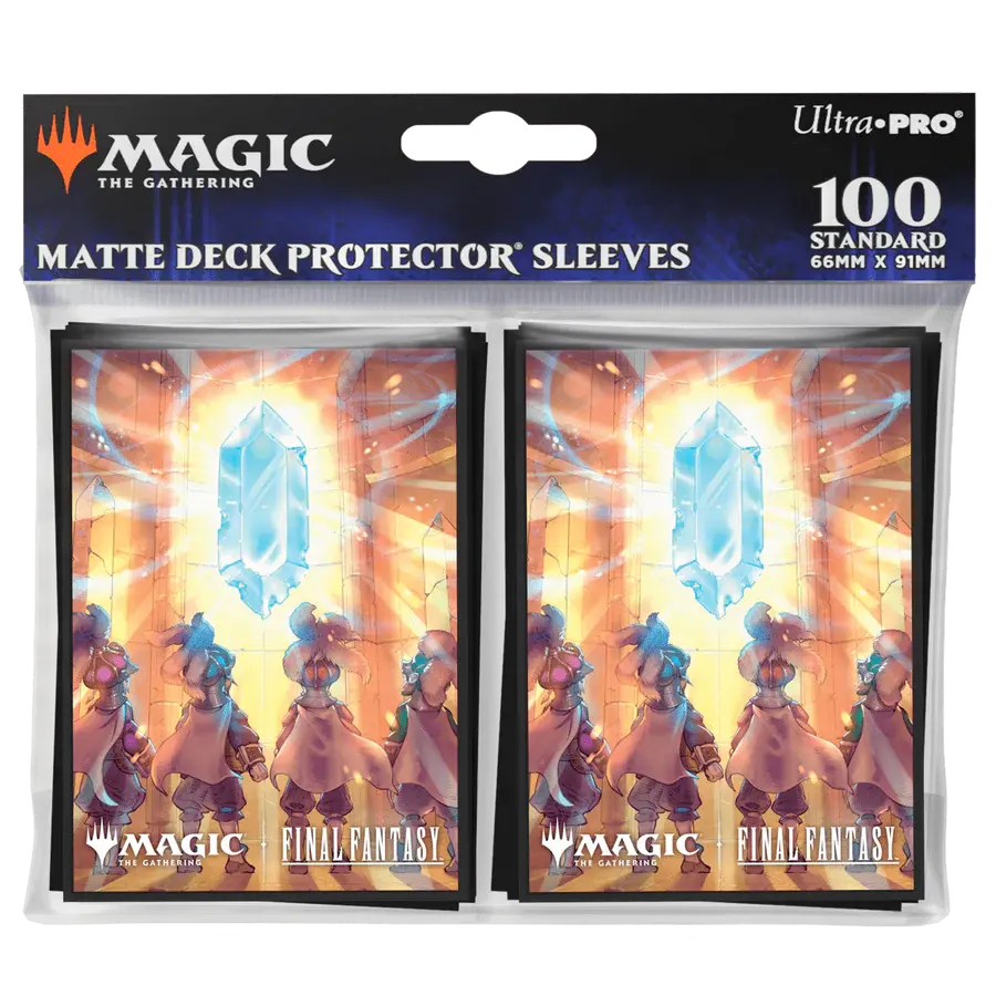 100 Standard Size Sleeves Matte - Magic the Gathering x Final Fantasy - ULTRA PRO