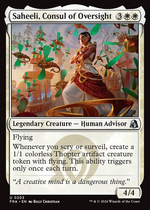 Saheeli, Consul of Oversight - Reality Fracture
