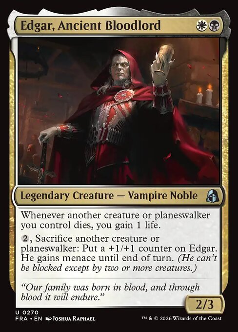 Edgar, Ancient Bloodlord - Reality Fracture