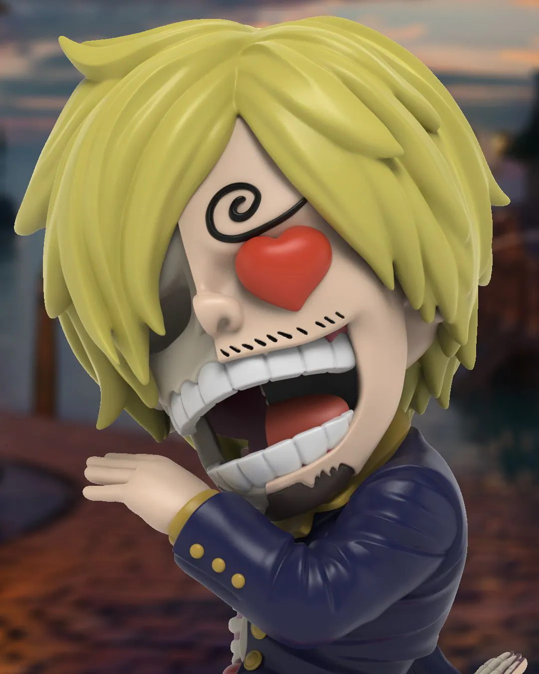 ONE PIECE - XXRAY WANTED SERIES - SANJI - STATUA 15CM