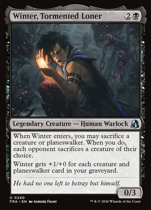 Winter, Tormented Loner - Reality Fracture