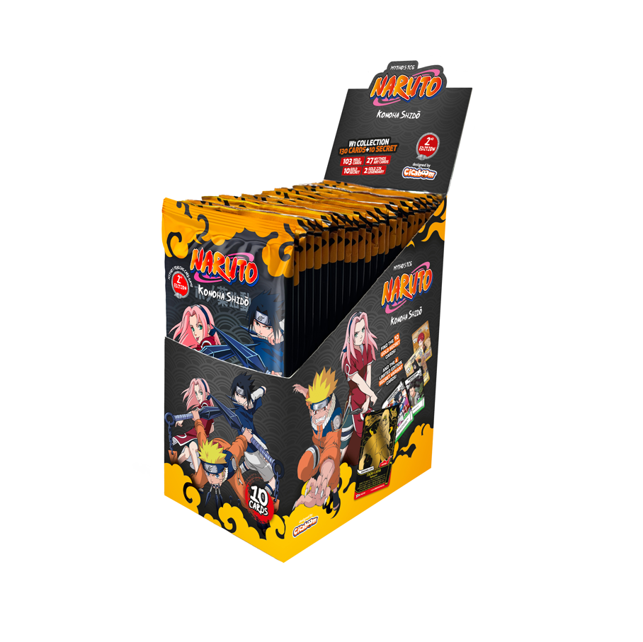 Data di uscita 26/06/2026 NARUTO MYTHOS TCG - 2ND EDITION - BOX 24 BUSTE - ENG