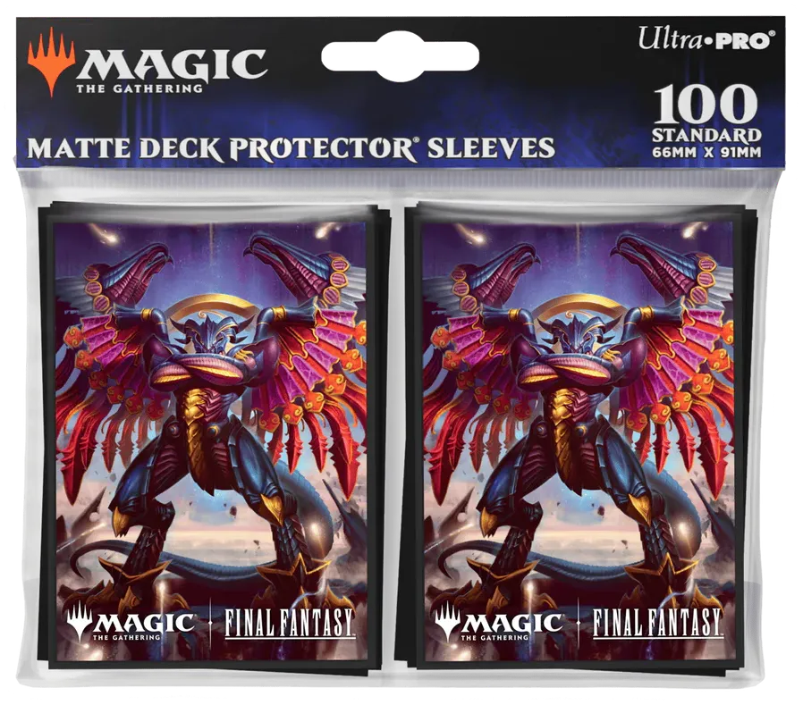 100 Standard Size Sleeves Matte - Magic the Gathering x Final Fantasy - ULTRA PRO