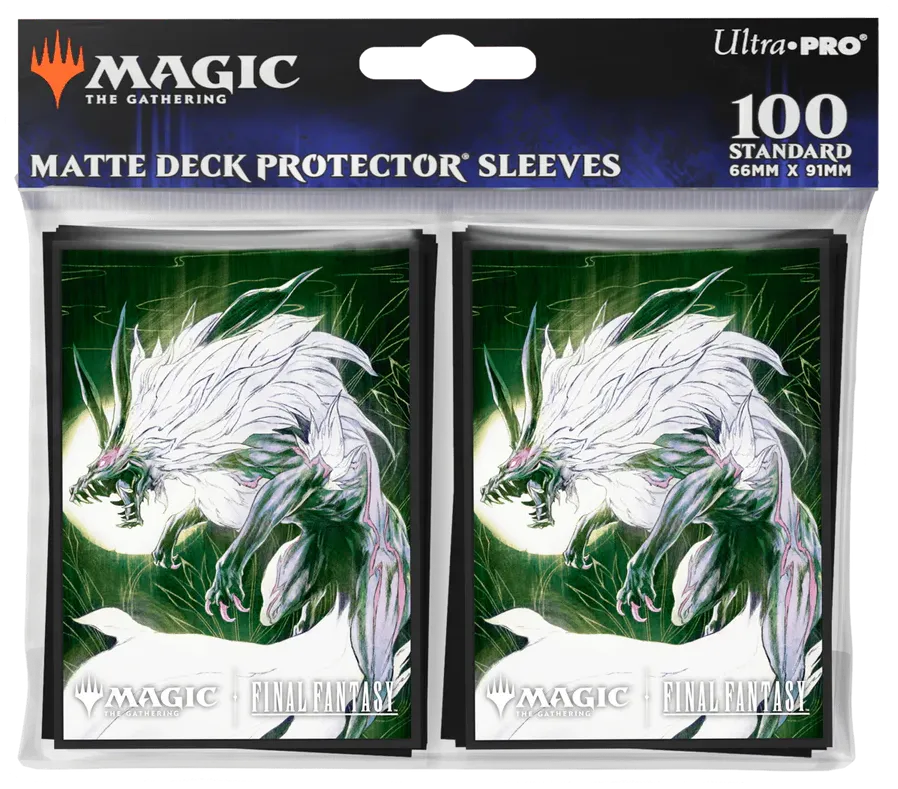 100 Standard Size Sleeves Matte - Magic the Gathering x Final Fantasy - ULTRA PRO