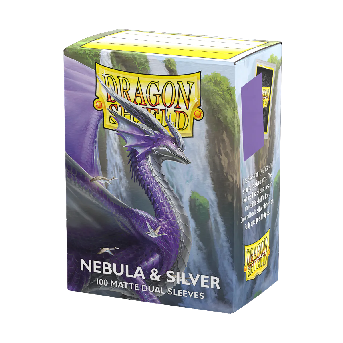 100 BUSTINE STANDARD - MATTE DUAL ART SLEEVES - NEBULA & SILVER