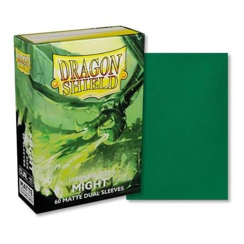 DRAGON SHIELD - 60 JAPANESE SIZE MATTE DUAL SLEEVES - MIGHT