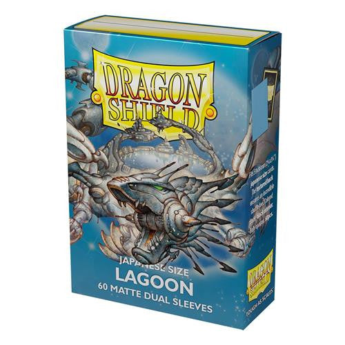 DRAGON SHIELD - 60 BUSTINE JAPANESE - MATTE DUAL - LAGOON