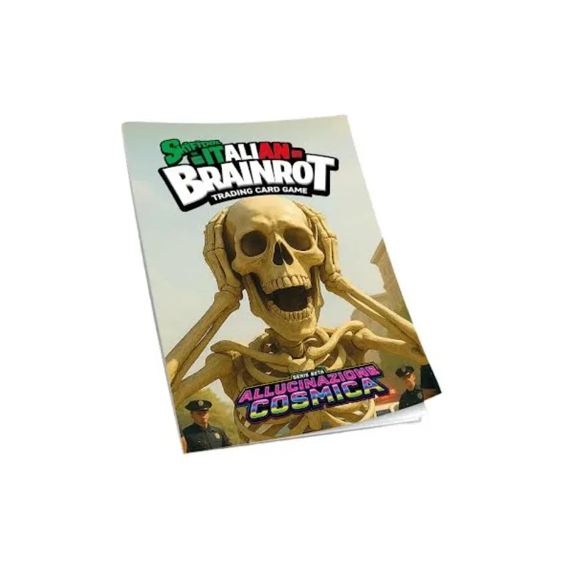 Skifidol Italian Brainrot - Trading card Game - Allucinazione Cosmica - Album Raccoglitore