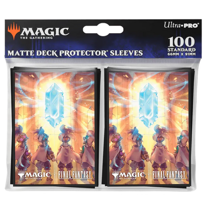 100 Standard Size Sleeves Matte - Magic the Gathering x Final Fantasy - ULTRA PRO