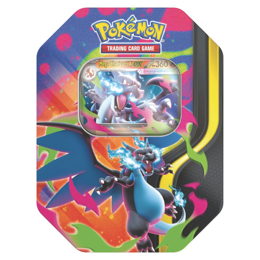 POKEMON TIN DA COLLEZIONE MEGA CHARIZARD - MEGA CHARIZARD X