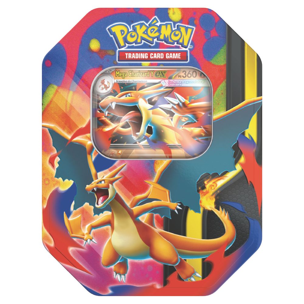 POKEMON TIN DA COLLEZIONE MEGA CHARIZARD - MEGA CHARIZARD Y