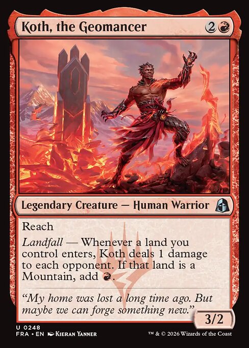 Koth, the Geomancer - Reality Fracture
