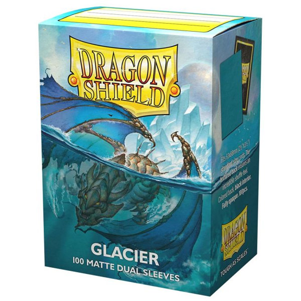 100 STANDARD SIZE MATTE DUAL SLEEVES - GLACIER MINIOM
