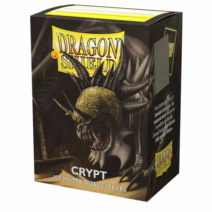 100 STANDARD SIZE MATTE DUAL SLEEVES - CRYPT NEONEN