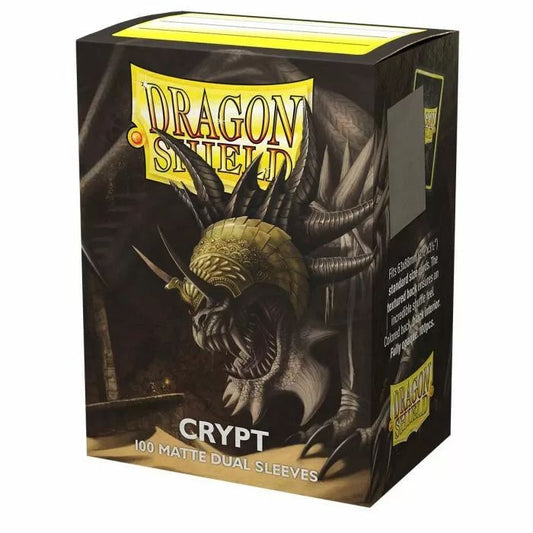 100 STANDARD SIZE MATTE DUAL SLEEVES - CRYPT NEONEN