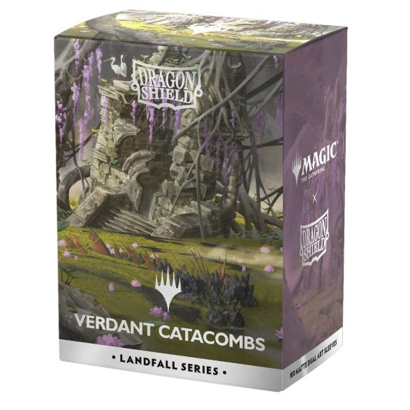 100 BUSTINE STANDARD - MATTE DUAL ART SLEEVES - LANDFALL SERIES - VERDANT CATACOMBS