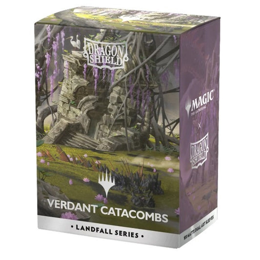 100 BUSTINE STANDARD - MATTE DUAL ART SLEEVES - LANDFALL SERIES - VERDANT CATACOMBS