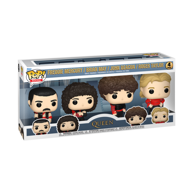 Funko POP - Queen - Freddy Mercury / Brian May / John Deacon / Roger Taylor