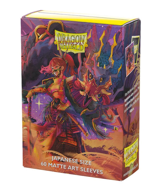 DRAGON SHIELD - 60 JAPANESE SIZE MATTE DUAL SLEEVES - THE FALLEN
