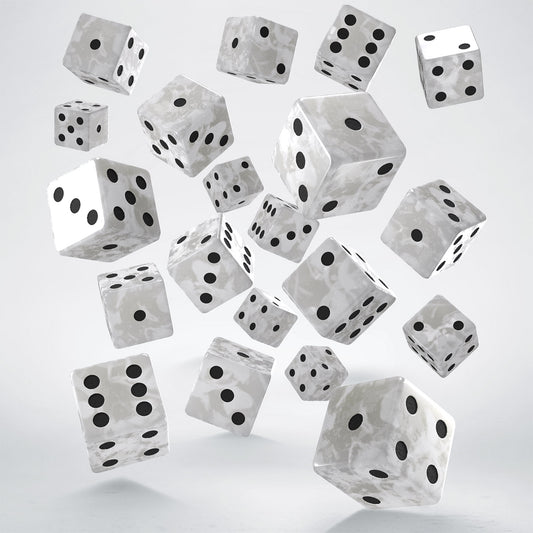 FULL PACK OF D6S: PEARL&BLACK