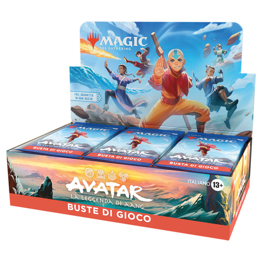 BOX PLAY BOOSTER - AVATAR: THE LAST AIRBENDER (30 BUSTE) - ITA