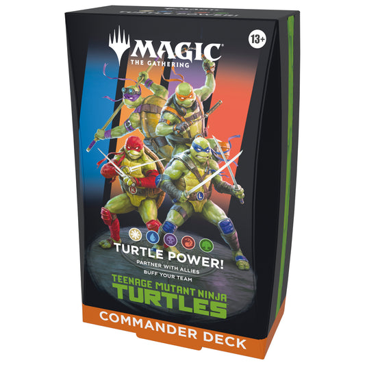 BOX COMMANDER DECK - TEENAGE MUTANT NINJA TURTLES (4 MAZZI) - ENG