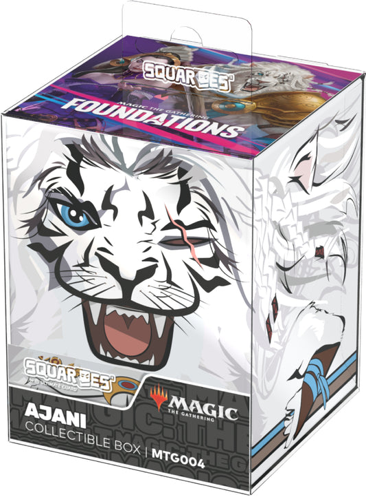 Deck Box Squares - Magic The Gathering Foundations AJANI - ULTIMATE GUARD