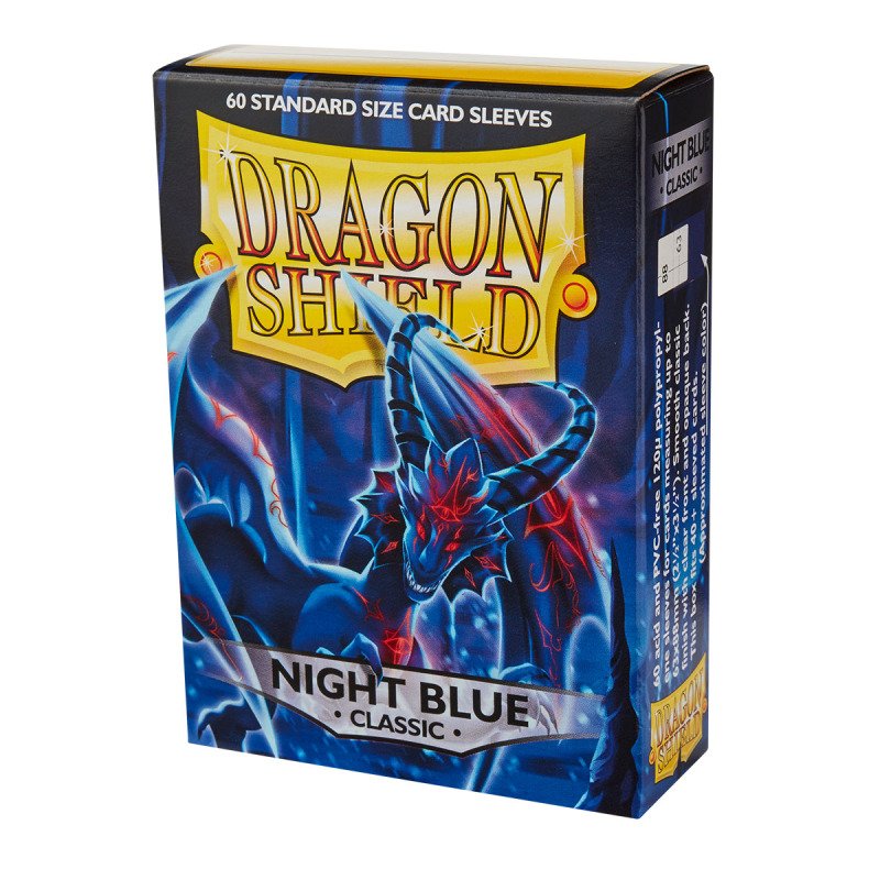 DRAGON SHIELD - Standard Sleeves: Night Blue [Classic] (60 Sleeves)