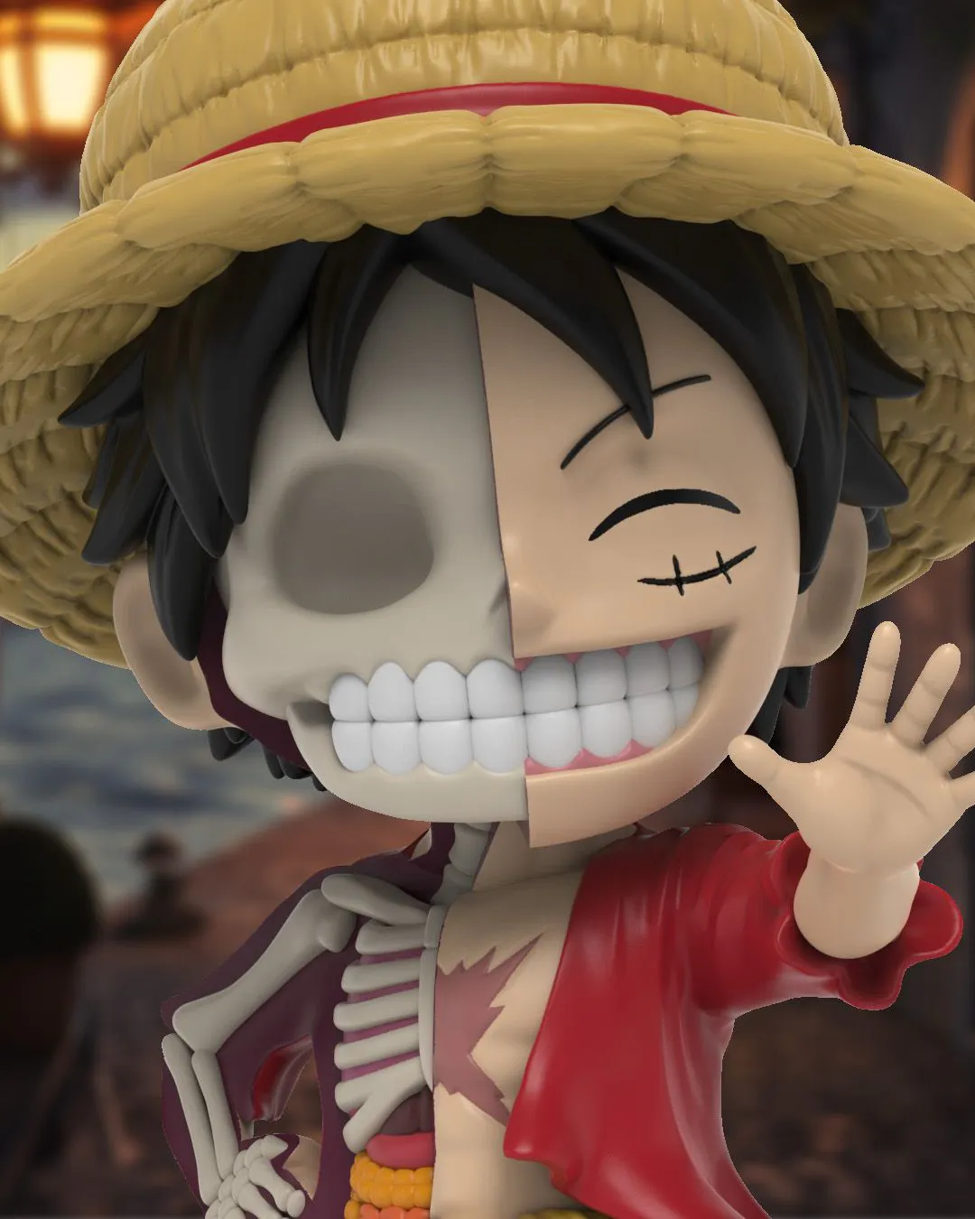 ONE PIECE - XXRAY WANTED SERIES - LUFFY - STATUA 15CM