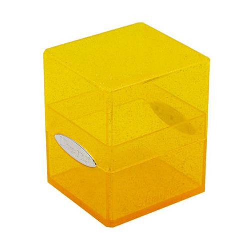 PORTA MAZZO - SATIN CUBE - GLITTER YELLOW