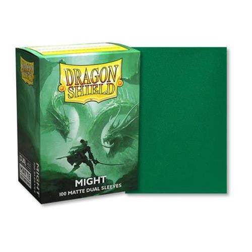 100 STANDARD SIZE MATTE DUAL SLEEVES - MIGHT