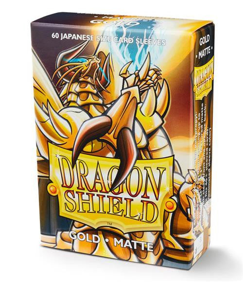 DRAGON SHIELD - 60 BUSTINE JAPANESE - MATTE GOLD