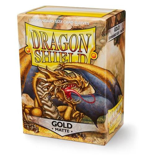 DRAGON SHIELD - 100 BUSTINE STANDARD - MATTE GOLD