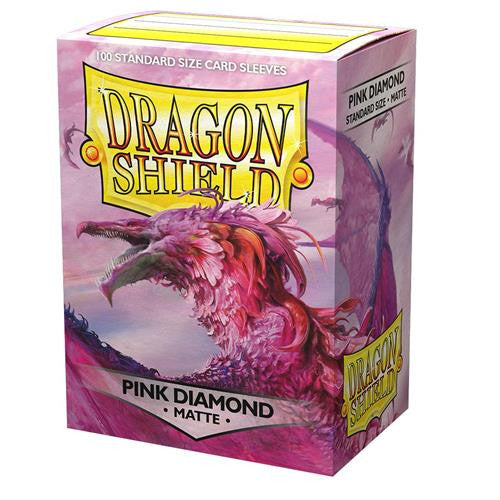 DRAGON SHIELD - 100 BUSTINE STANDARD - MATTE PINK DIAMOND