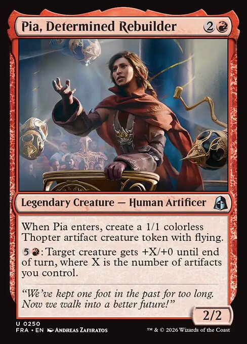 Pia, Determined Rebuilder - Reality Fracture
