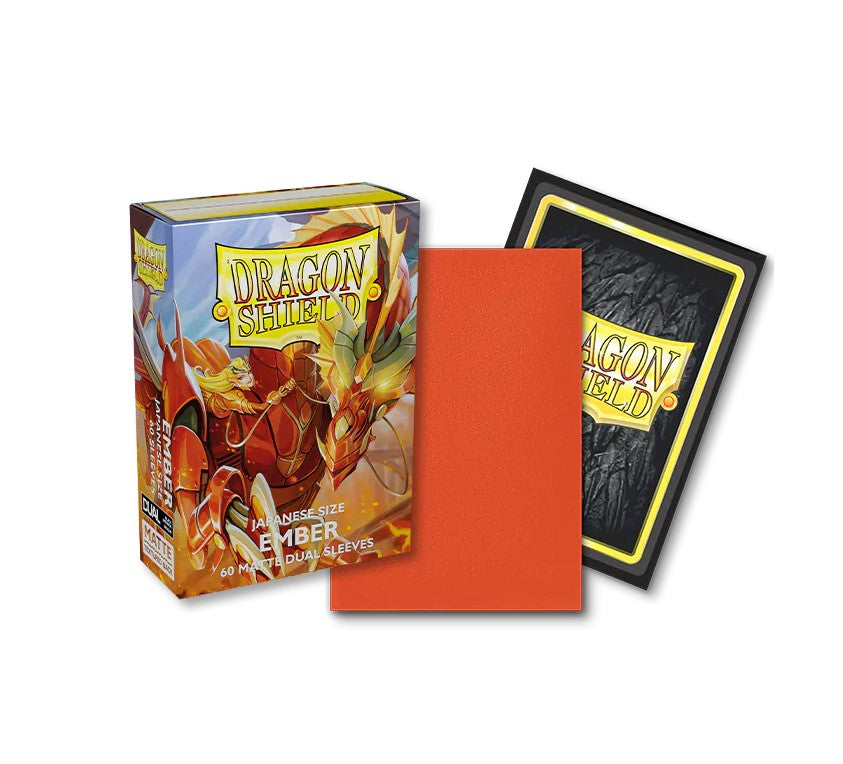 60 JAPANESE SIZE MATTE DUAL SLEEVES - EMBER