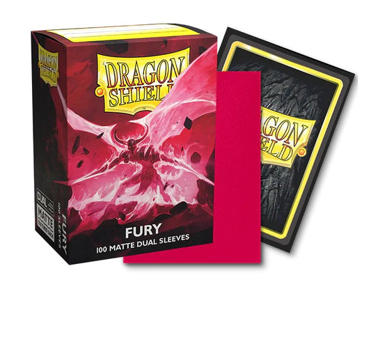 100 STANDARD SIZE MATTE DUAL SLEEVES - FURY 'ALARIC, CRIMSON KING'