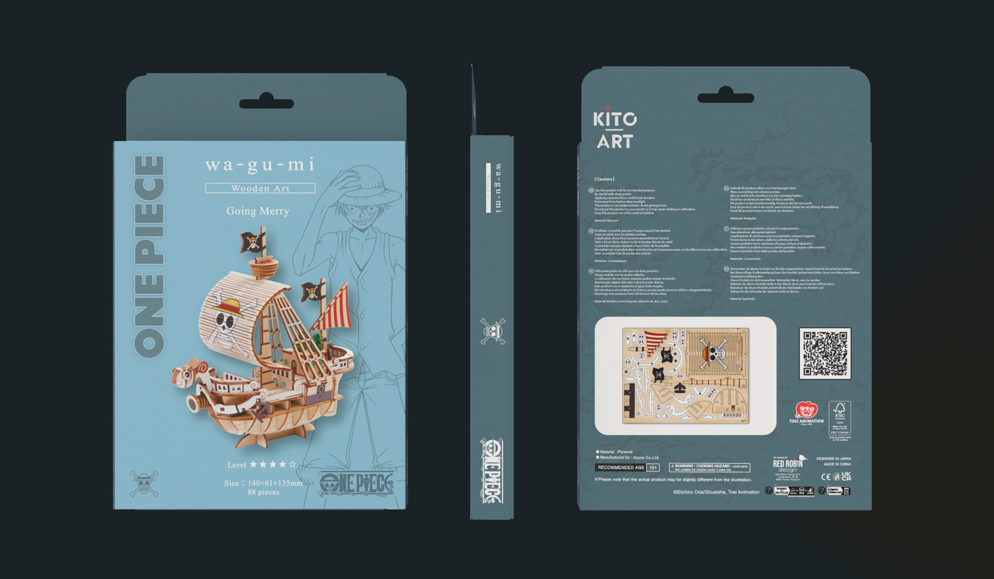 PUZZLE BOAT - ONE PIECE - WA-GU-MI GOING MERRY