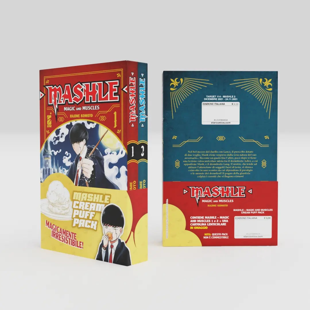 MASHLE CREAM PUFF PACK (VOL.1-2 + GADGET)