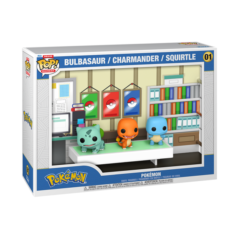 Funko POP Deluxe - Pokemon - Bulbasaur / Charmender / Squirtle