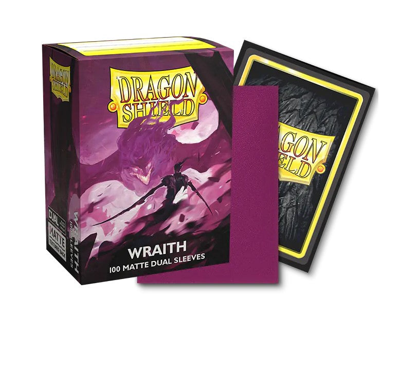 100 STANDARD SIZE MATTE DUAL SLEEVES - WRAITH