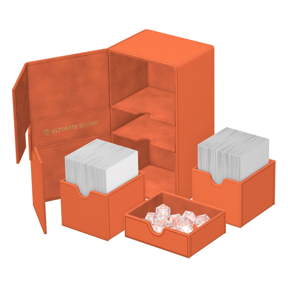 Ultimate Guard Twin Flip'n'Tray 200+ Xenoskin "Summer Edition 2025" - PEACH